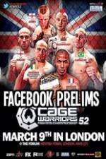 Watch Cage Warriors 52 Facebook Preliminary Fights 5movies
