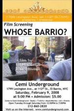 Watch Whose Barrio 5movies