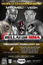 Watch Bellator 91 Christian MPumbu vs. Attila Vegh 5movies